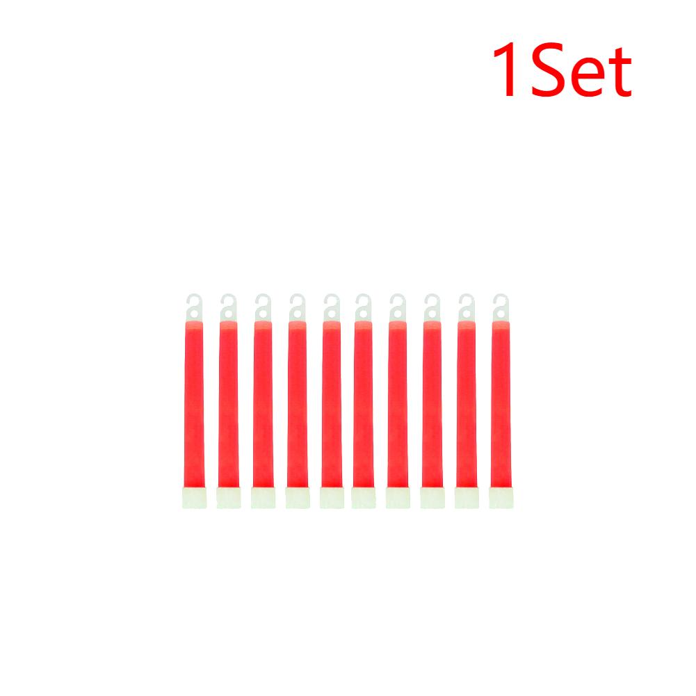 1-2Set Glow Sticks Waterproof 6 Inch Concert Party Outdoor Emergency Light Stick with Hook Non-toxic Hiking Camping Equipment