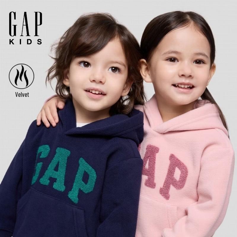 Gap Toddler Boys' Fleece-Lined Logo Hoodie