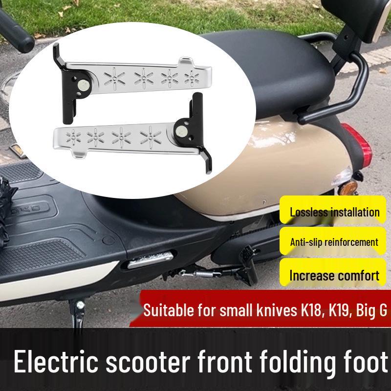 Durable Electric Bike Pedals for K18 & K19: Thickened, Wear-Resistant Folding Design