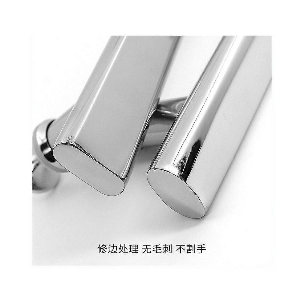 2 PCS Shower Door Handle Stainless Steel 145mm Hole to Hole Center Shower Handle Replacement Bathroom Glass Door Handle