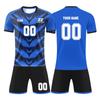 Set Maglia e Pantaloncini Atletici da Calcio per Uomo Uniforme Asciugatura Rapida per Allenamento di Calcio e Sport di Squadra