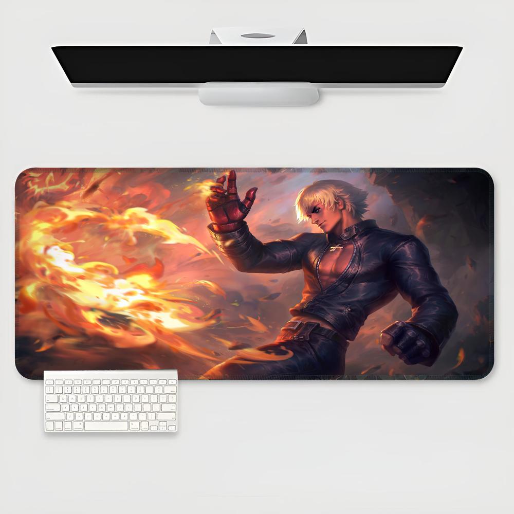 KOFS K-King O-Of F-Fighters Mouse Pad E-sports players game teclado XXL Large Computer Laptop Non-slip Keyboard Desk Mat Comput