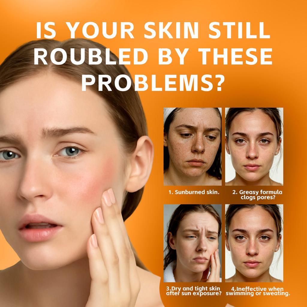 Flawless Hydrating Sunscreen Cream 50ml SPF50+ Long-Lasting Protection Neutral Packaging