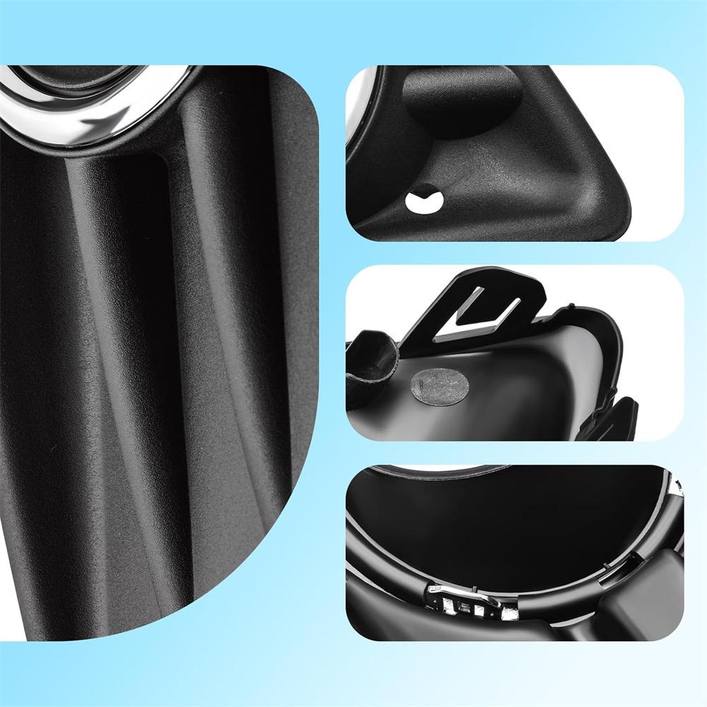 Front Bumper Fog Light Cover w/Chrome Ring Left Right For Honda Pilot 2012-2015