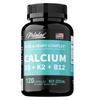Pslalae Calcium, D3, K2, B12 Capsules, 120 capsules per pack, mineral supplement, daily health maintenance.