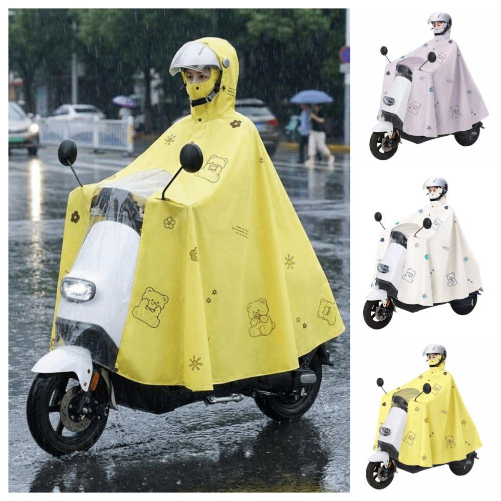 High Neck Vehicle Raincoat Waterproof Motorcycle Raincoat Electric Bicycle Raincoat Heavy Rain