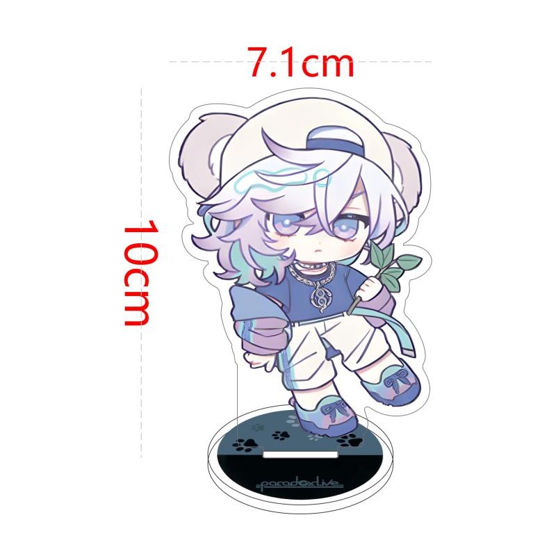 Anime Paradox Live Sugasano Aren Yon Hajun Acrylic Stand Keychain Figure Model Plate Desk Decor Standing Sign Fans Birthday Gift