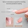 180 szt./pudełko Sandwich Podwójne Formy do Paznokci 15 Rozmiarów Przedłużenia-Podwójne Formy Trumienka Migdał Formy do Paznokci Salonowe Narzędzia do Nail Artu