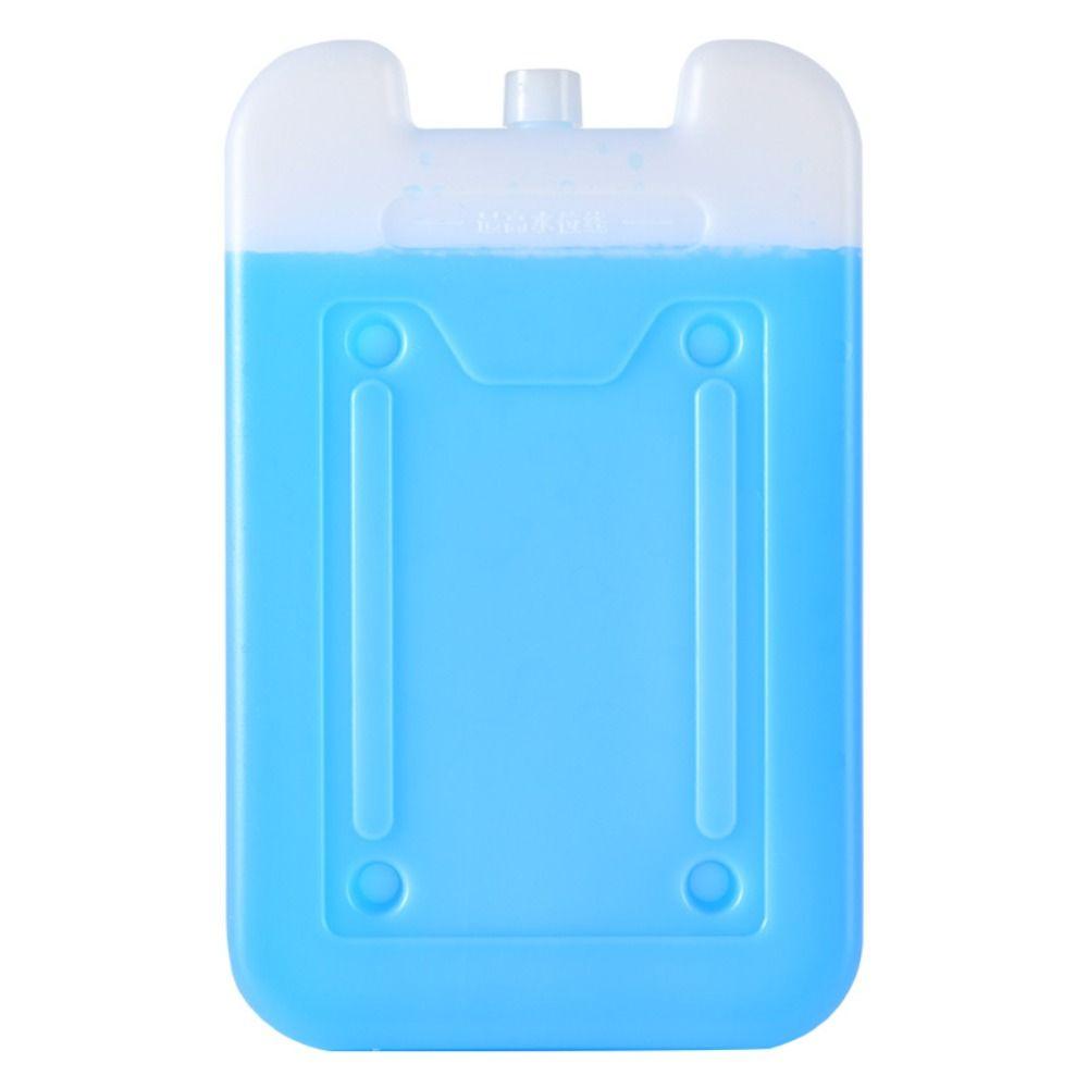 Reusable Ice Crystal Box Blue Picnic Cooler Box New Ice Box Air Conditioning Fan