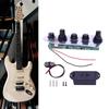 Control Plate, 5 Ways Switch Loaded Metal Prewired Guitar Control Plate for Guitar Replacements Parts Control Plate Set