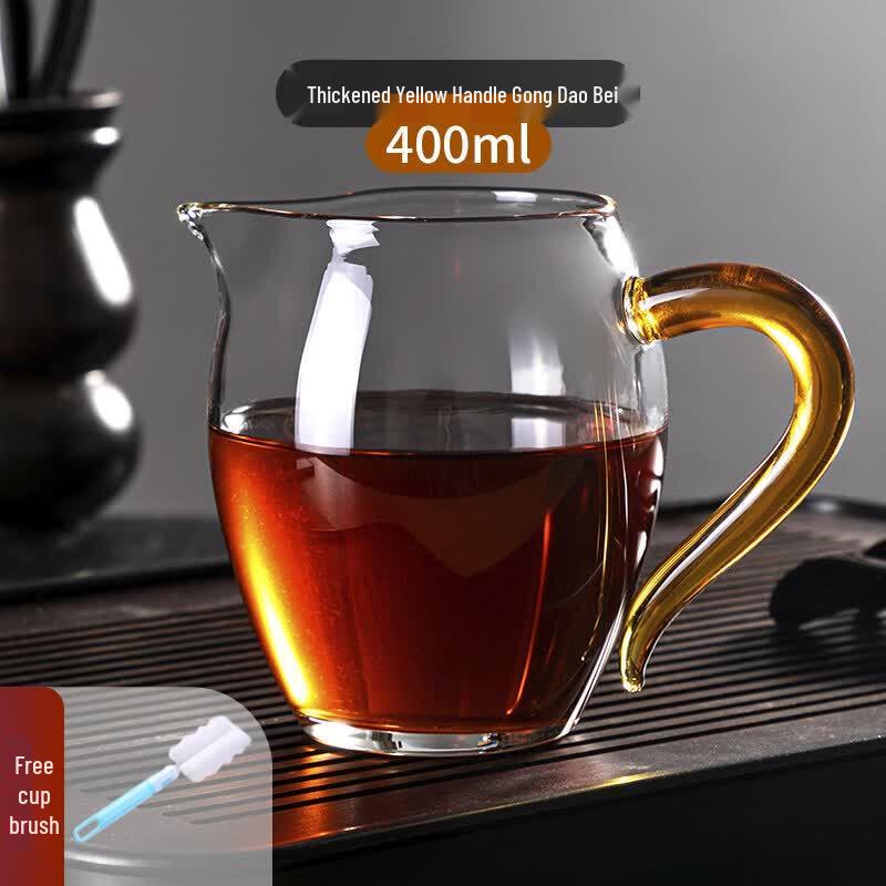 Japanese Style Heat-Resistant Glass Tea Server with Strainer