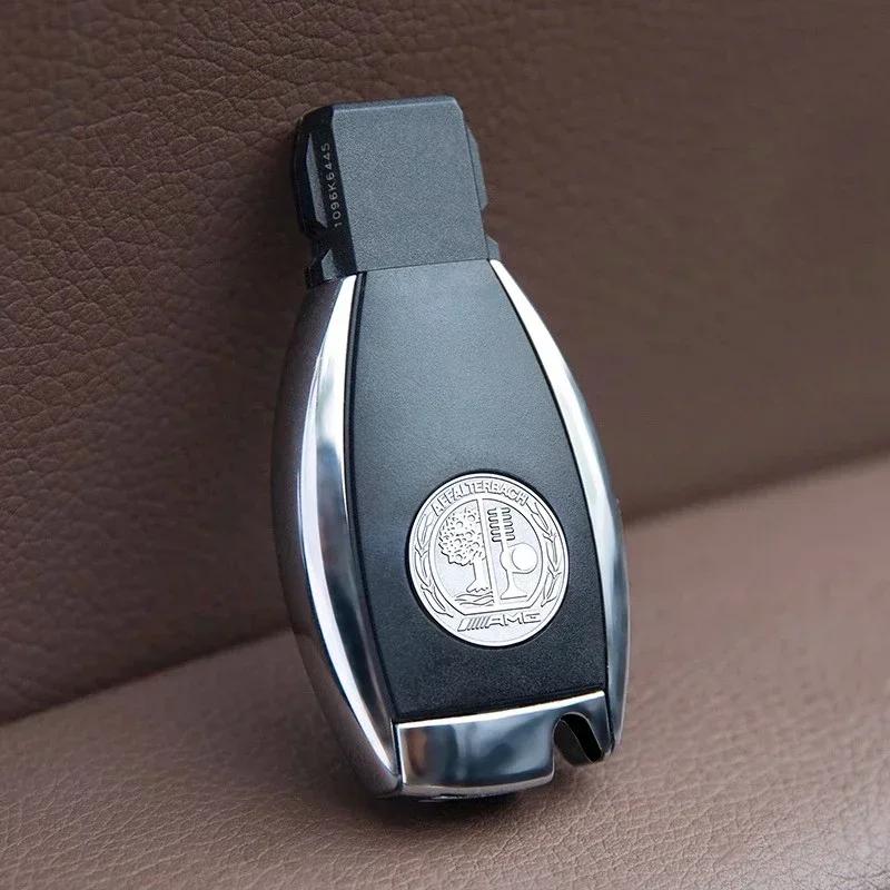 For Mercedes Benz W204 W212 W220 W205 For AMG CLA GLA GLC GLE Key Case Rear Back Cover Key Shell Car Accessories