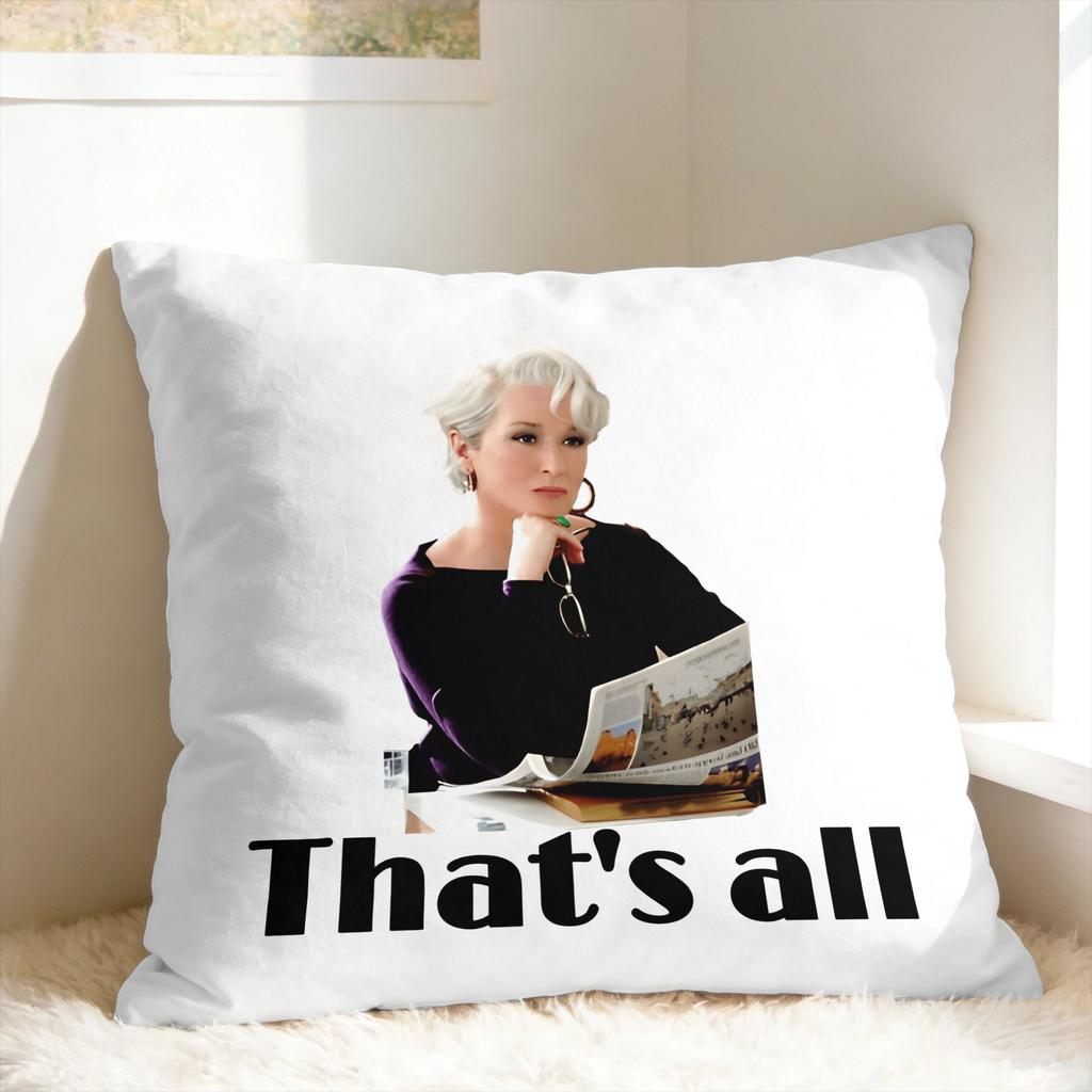 Pillow Cover The Devil Wears P-Prade 2 Novelty Pillow Case For Sofa Home Decoration Pillowcases
