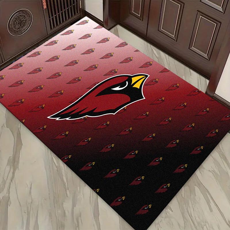 Arizona Cardinals Logo Carpet Rug for Living Room Bedroom Home Sofa Decoration,Kids Play Non-slip Floor Mat