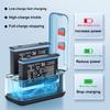 For Insta360X5 Portable Camera Battery Charging Box Dual-Slot Fast Charging Case USB-C Rechargeable Digital Display Battery Part