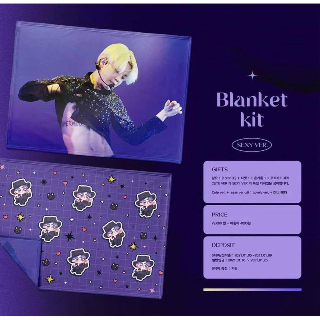 Used BTS JIMIN Jimin Blanket Master with bonus