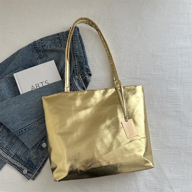 Trendy Street Style Large Capacity Shoulder Bag Fashionable Pu Tote Bag For Summer 2024