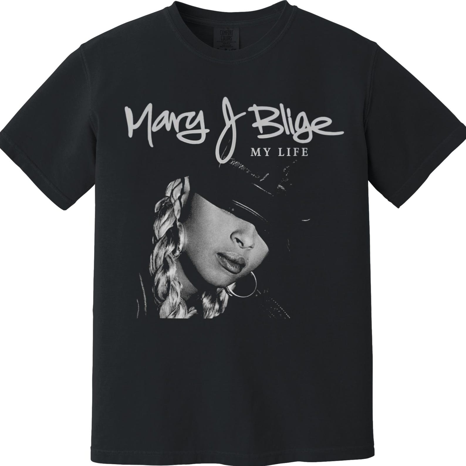 Mary J. Blige Heavyweight T-Shirt - My Life, What s The 411? - Real Love, Queen of Hip Hop M