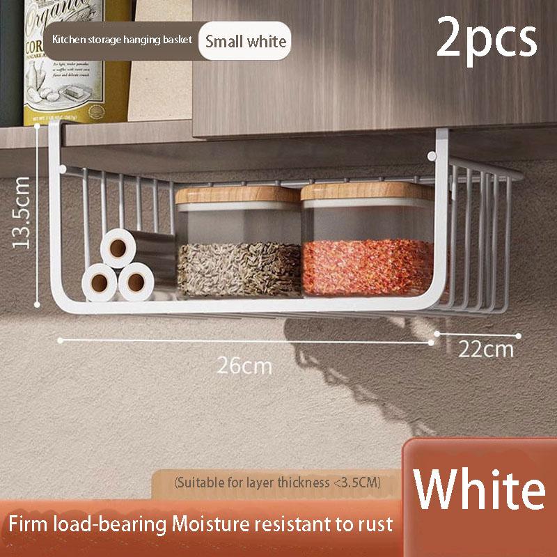 Kitchen Storage Rack Dormitory Storage Tool Hanging Layered Seasoning Hanging Basket Cabinet Hanging Cabinet Hanging Rack