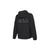 Adidas Cny Series Jacket Sports Training Printed Woven Hooded Jacket Women Jackets Black GP0624
