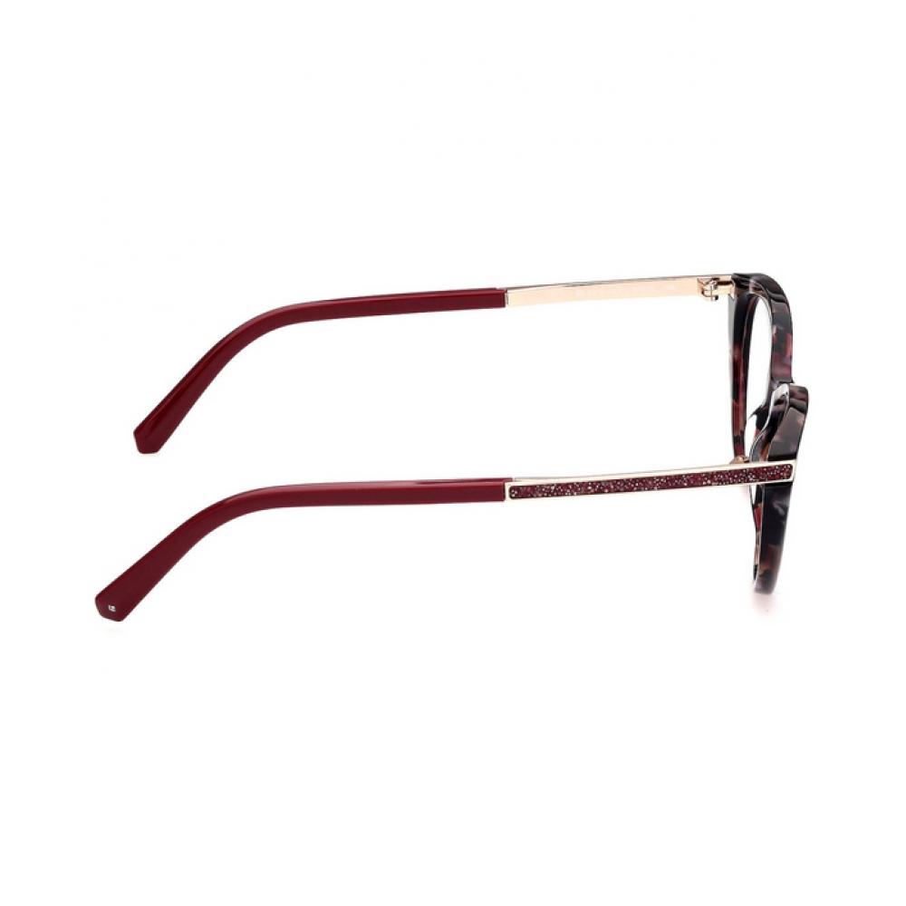 Swarovski Sk5413 Cat Eye Eyeglasses Red