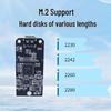 „9210 NVMe M.2 auf USB 3.1 Gen2 10 Gbit/s Einzelprotokoll-Adaptergehäuse“