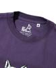 [go slow caravan] 341902 USA/C Iwana Cat Print Long Sleeve T-Shirt, Violet, Medium