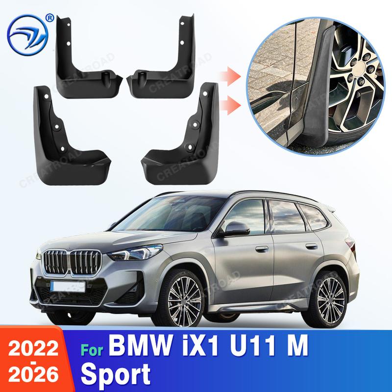 For BMW iX1 U11 M Sport   2024 2025 2026 Fender Mudflaps Splash Guards Mudguards Mud Flaps Car Accessories 4pcs