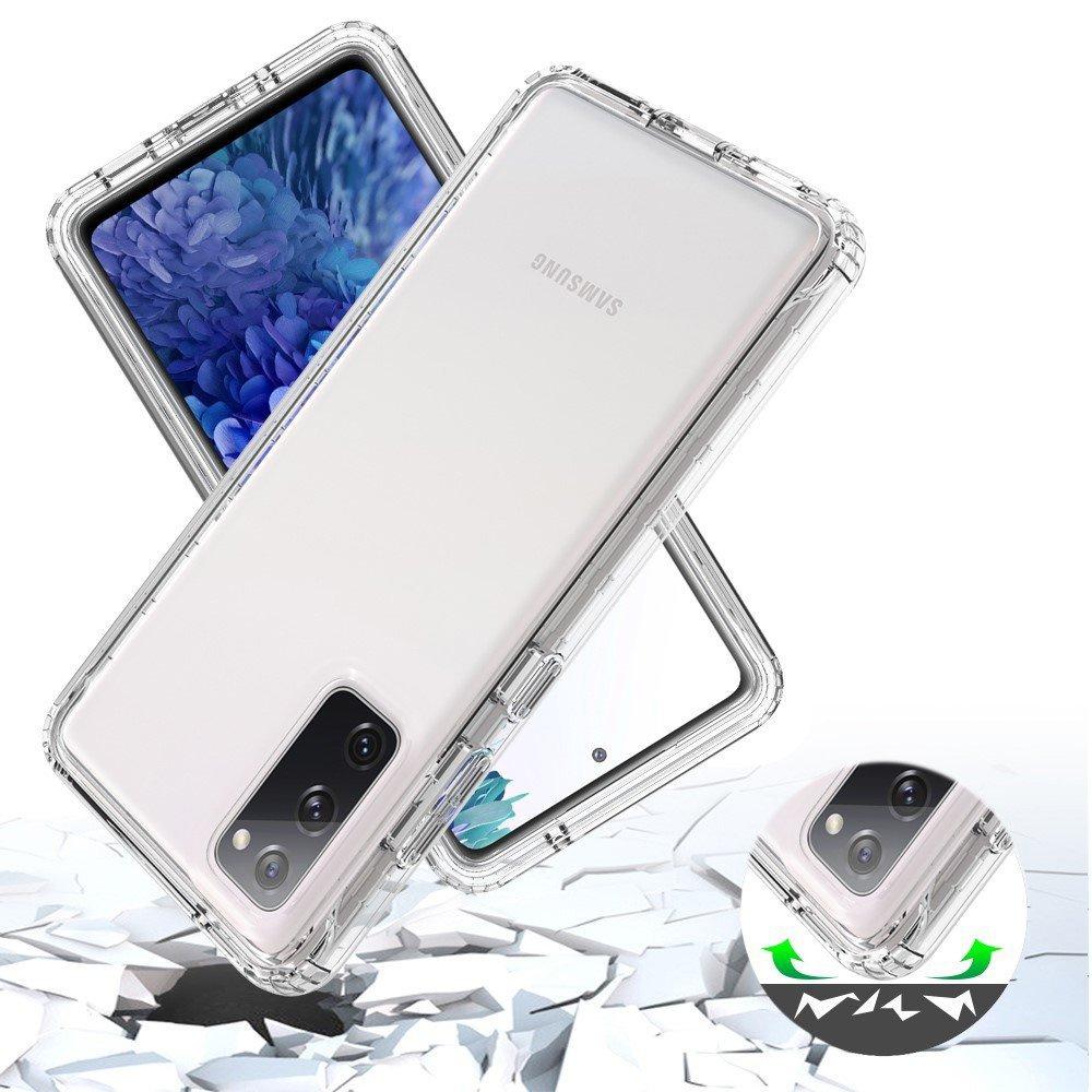 Shockproof case for Samsung Galaxy S20 FE, without foil, transparent