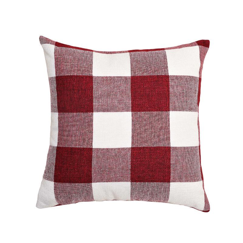 Linen Plaid Style Throw Pillow Cover - Hot-Selling Sofa Cushion Pillowcase