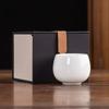 Zhuangluhua Mutton Fat Jade White Porcelain Master Tea Cup