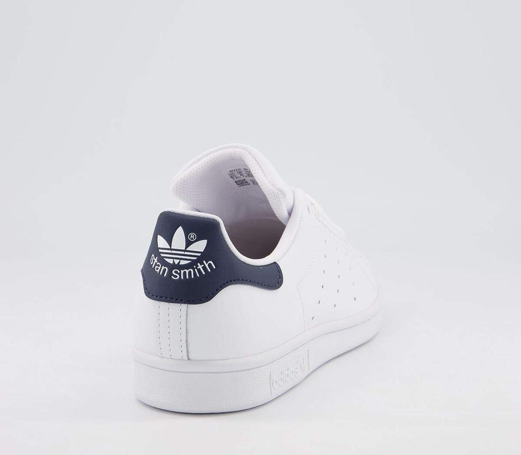 Adidas Originals Stan Core Size Smith, White/Core White/Dark Blue, 24.5cm