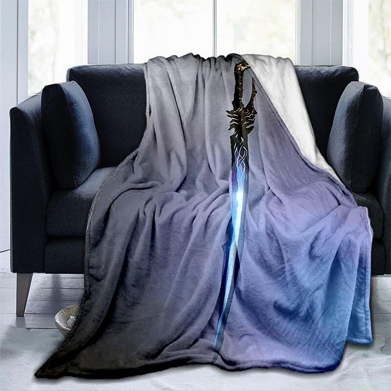 Umelecky potlačená deka na zbrane flanel Mäkká plyšová rozkladacia pohovka vrhacie deky Gedruckt Bettdecke pohovka Geschenk Dropshopping