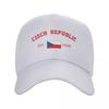 Unisex Baseball Cap Czech Republic EST Independence Day Wild Sun Shade Peaked Adjustable Outdoor Caps for Unisex Women