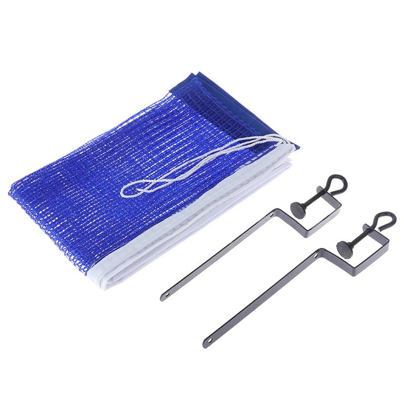 1Set Portable Pong Replacement Mesh Set Universal Table Tennis Net Post Clamp Stand Holder