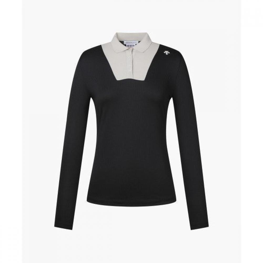 

DescenTe Golf Women Hybrid Long Sleeve T shirT BLKGBLACK/80