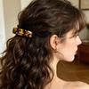 Hairpin Wide-Edge Arc Design Smooth Hair Styling Spring Hair Clip Lightweight Decorative Hair Accessory