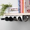 WR1 Wine Rack Holder, Holds 3 or 4 Bottles, Wine Bottle Storage Case, Stand, Interior Display (Holds 4 Bottles)