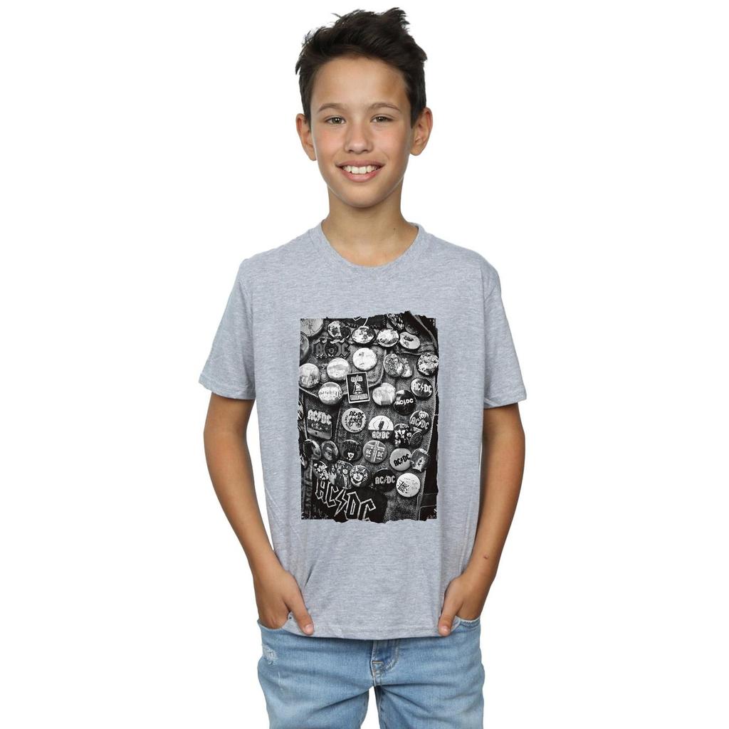 AC/DC Boys Badges Collection T-Shirt