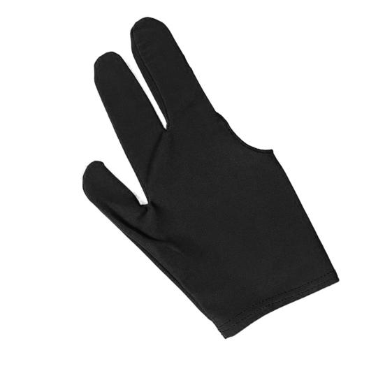 1Pc 3-Finger Billiards Glove Anti-slip Sweat-absorbing Breathable Men Women Right Hand Snooker Cue Sport