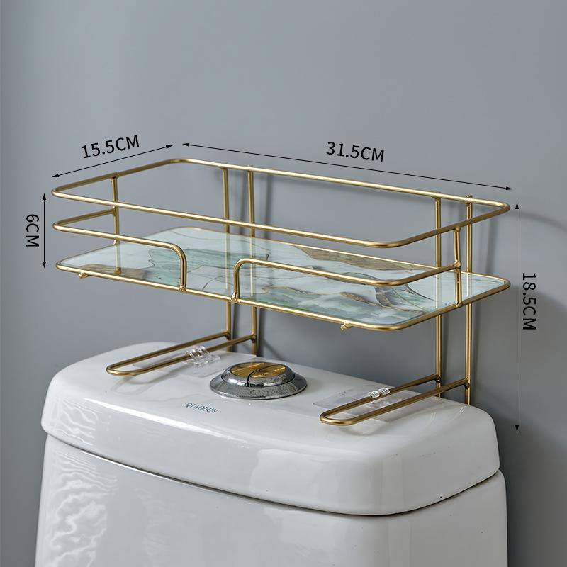 

Держатель для хранения бачка для унитаза, органайзер для хранения в холодильнике, полка для ванной комнаты, подставка для шампуня, не требующая сверления, предмет домашнего обихода