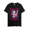 Y2K High Street Heißer Verkauf NEEDY GIRL OVERDOSE T-Shirt Paar Kombinationskleidung Kurzarm Kragen Mode Aufdruck Baumwolle Unisex