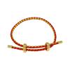Unisex verstellbares Stahlseil-Armband mit Titan-Verschluss Stilvolles Armband Minimalistischer Partner-Schmuck für Männer Frauen