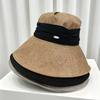 Big Brim Bucket Hat Women's Summer Sun Protection Visor Versatile Face Small Seaside Travel UV Protection Hat