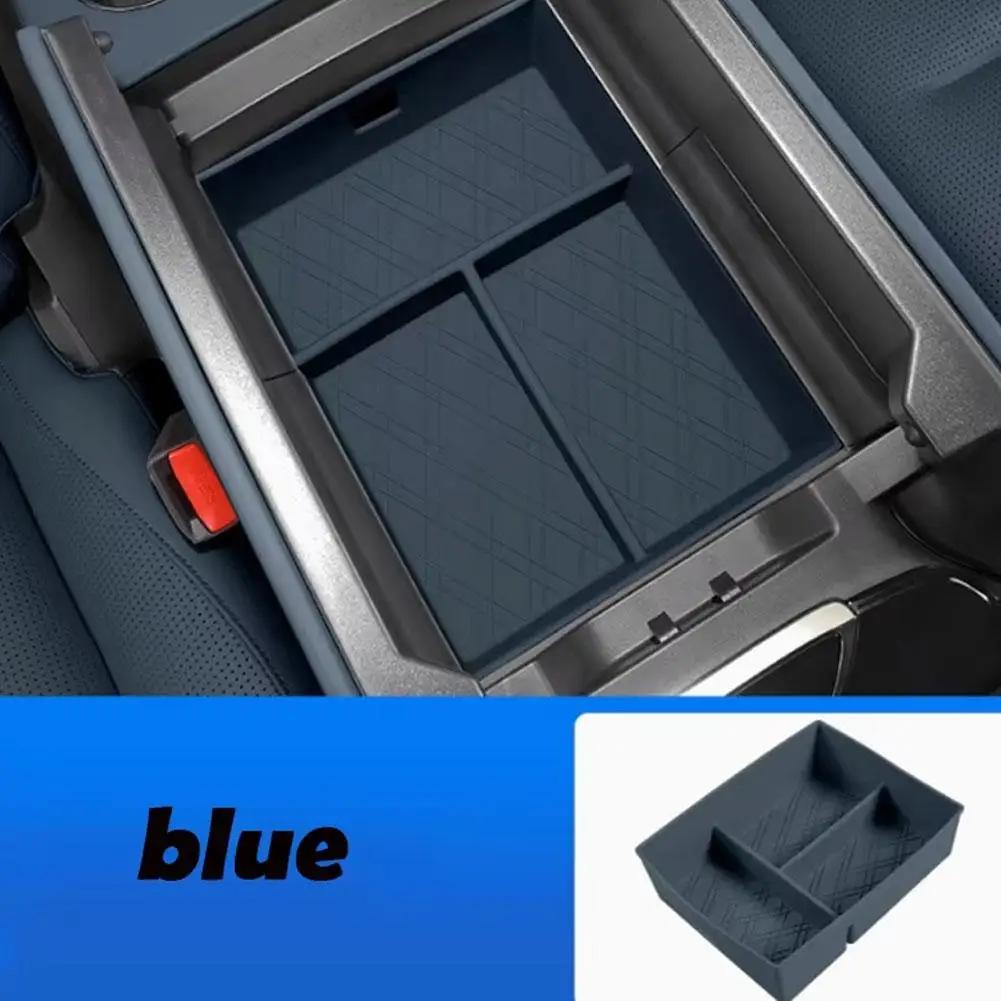 For Lynk & Co 900 2025 Car Central Armrest Storage Box Silicone Arrange Material Car Organizer Interior Storage Accessories N8A2