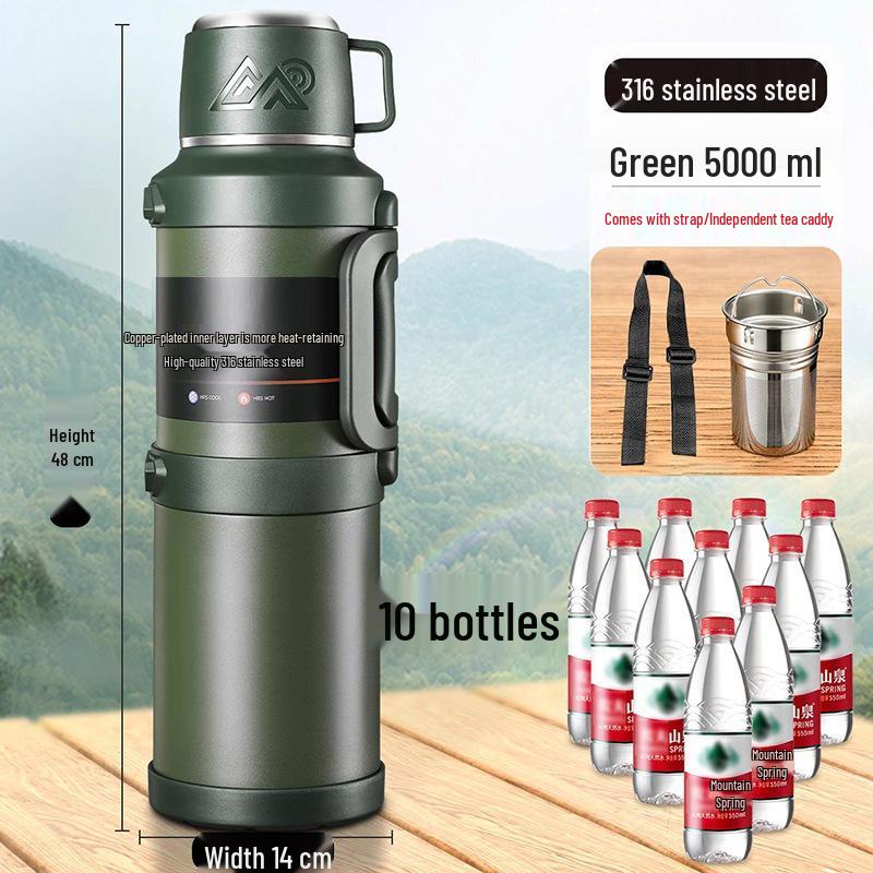 Thermos 316 Stainless Steel Travel Kettle with Large Capacity