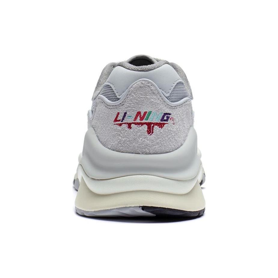 Li Ning 001 Mountains And Seas Textile, Synthetic Leather, Split Cow Leather Slip Resistant Abrasion Resistant Low top AZGT007-1