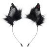 Simulated Fox Ears Cosplay Plush Animal Ear Headband Halloween Dark Spider Cat Ear Headband Hair Accessory