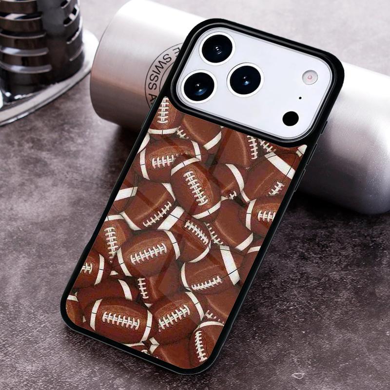 

Rugby Football Sport Phone Case for iPhone 17 16 15 Pro Max Air 14 13 12 11 Plus Shockproof Capa Cover iPhone17 Pro Max