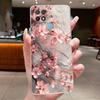 Case For OPPO A15 A15s Flower Butterfly Bow Phone Cases Coque For Oppo 35 Soft Silicone Capa Transparent TPU Jelly Cover Funda
